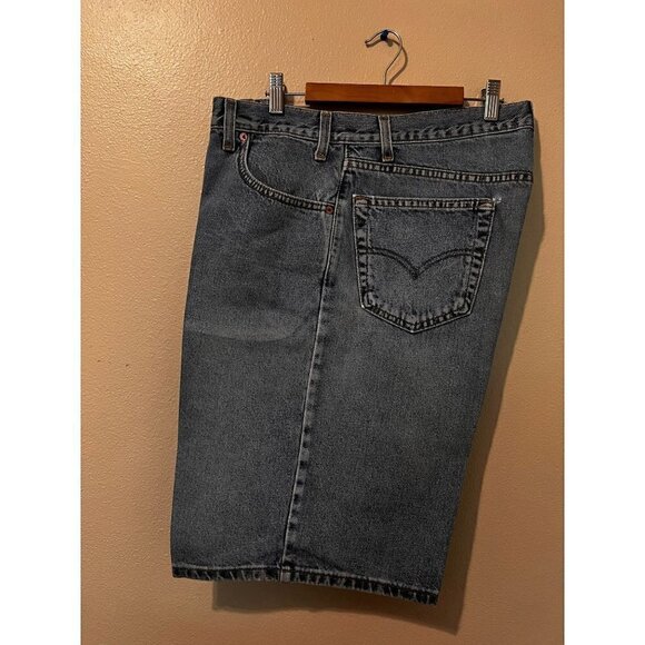 Men's Vintage 90s Levi's 550 Relaxed Fit Denim Shorts Size 36 [EXCELLENT] - Picture 1 of 5